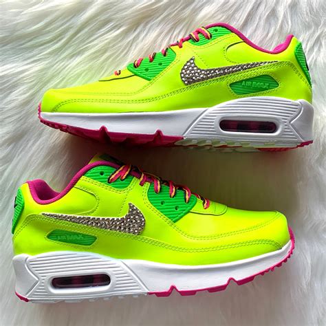 nike air max 90 neon grün|Nike neon green sneakers.